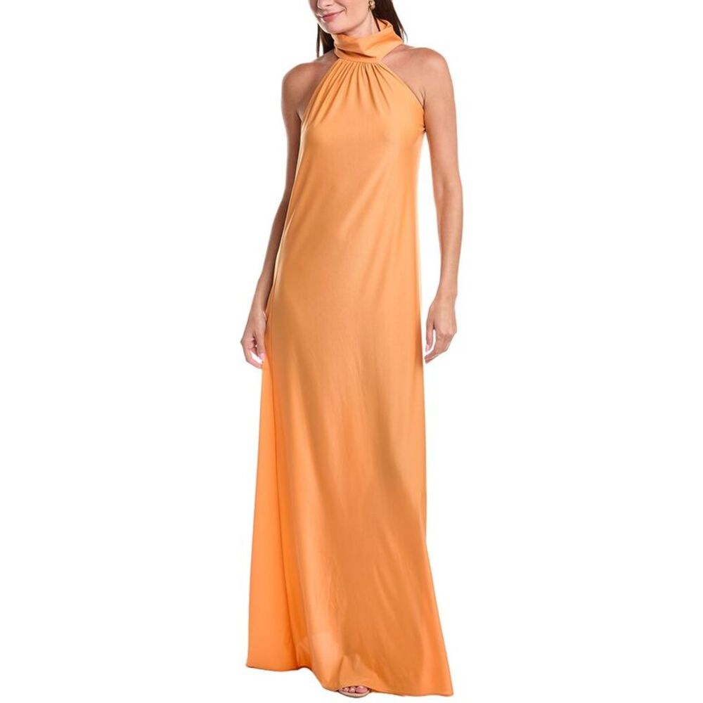 Rene Ruiz Womens  Faille Column Gown, Pink